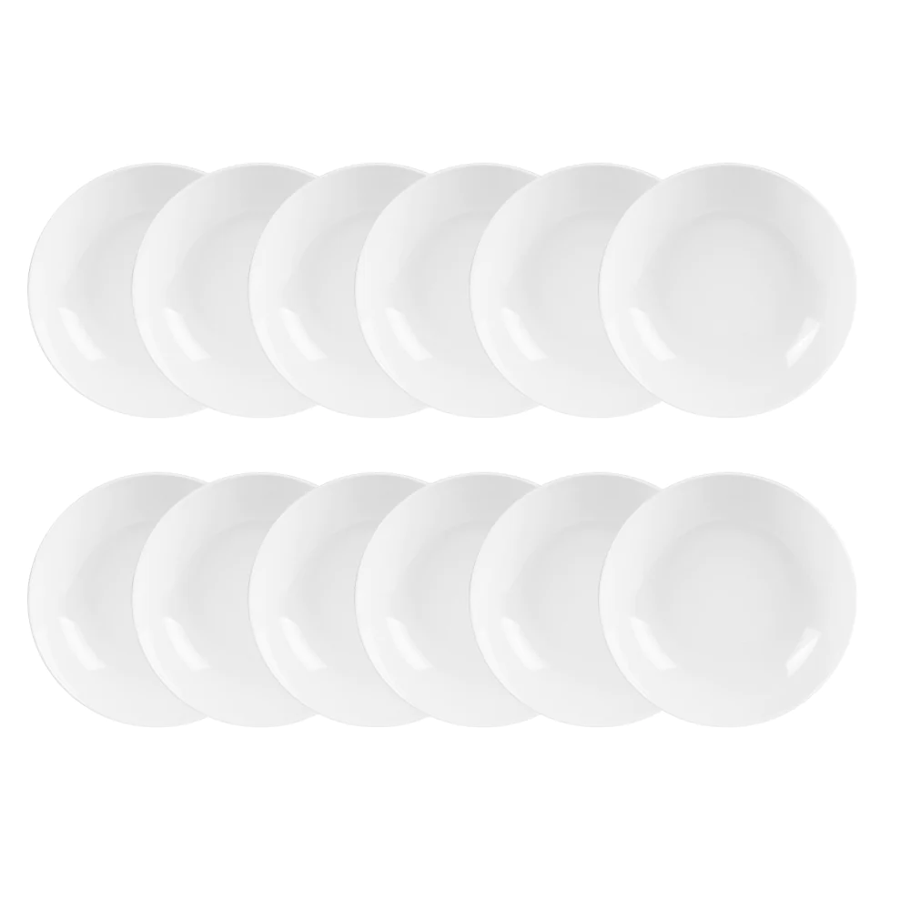Maxi lot 12 assiettes creuses Zen 20 cm Trend'up