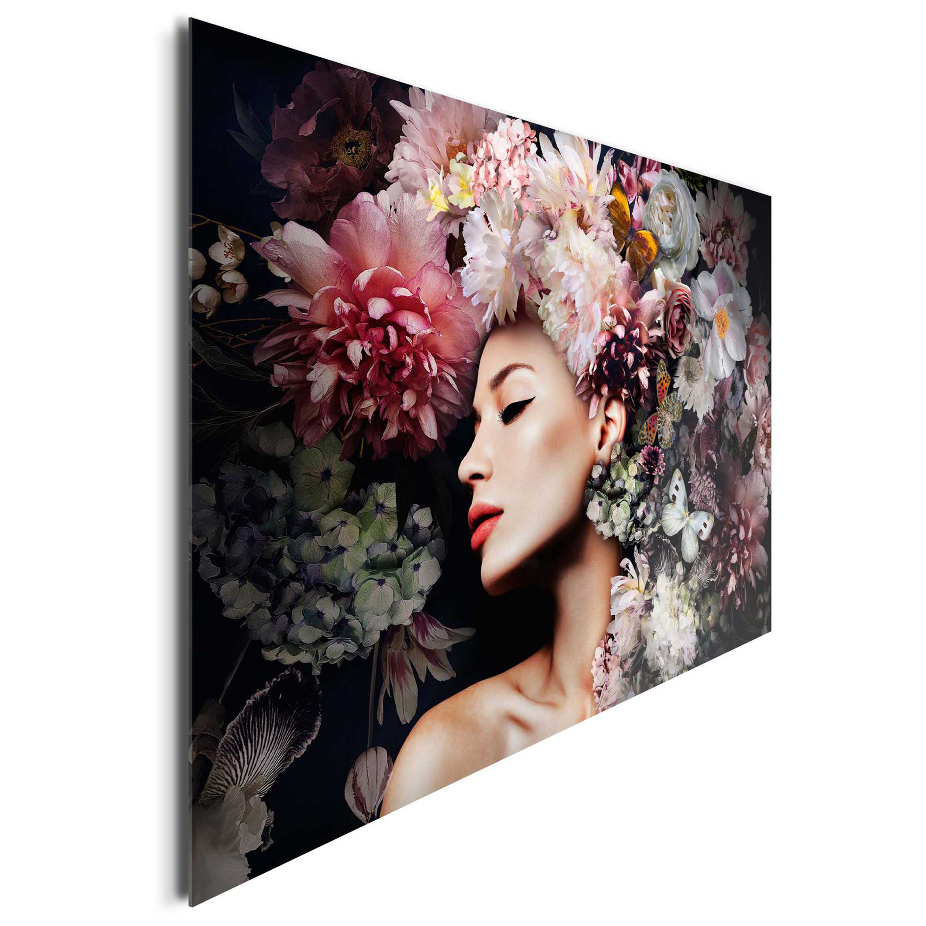 Deco Glass LUXURY FLOWERS - 70x100 cm