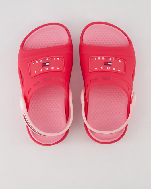 Tommy Hilfiger Stripes Sandalen in Pink