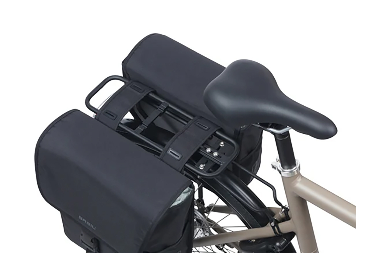 Basil GO 32 Liter dubbele fietstas - Black