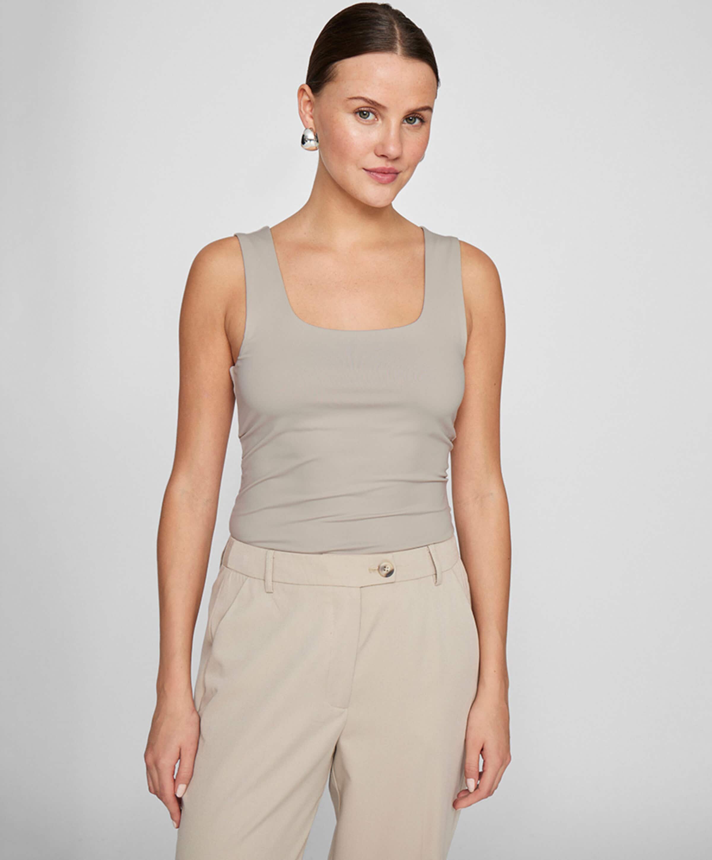 Vila Dames top beige