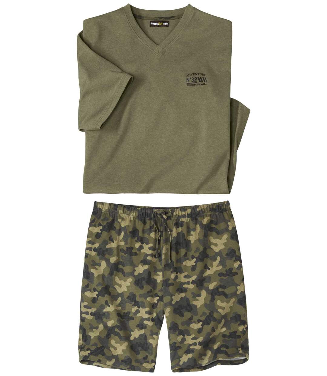 Pyjashort Jersey Camouflage