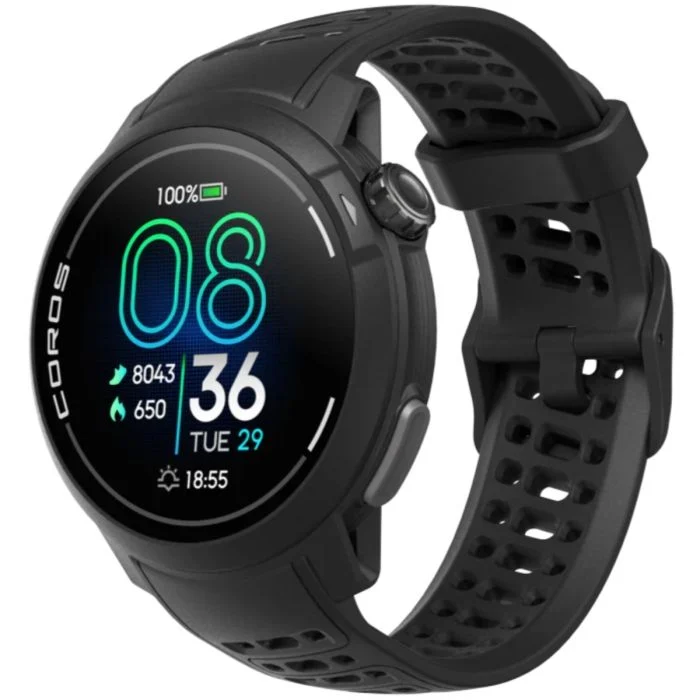 Coros Unisex Ure Pace Pro (Silicone Band) Sort