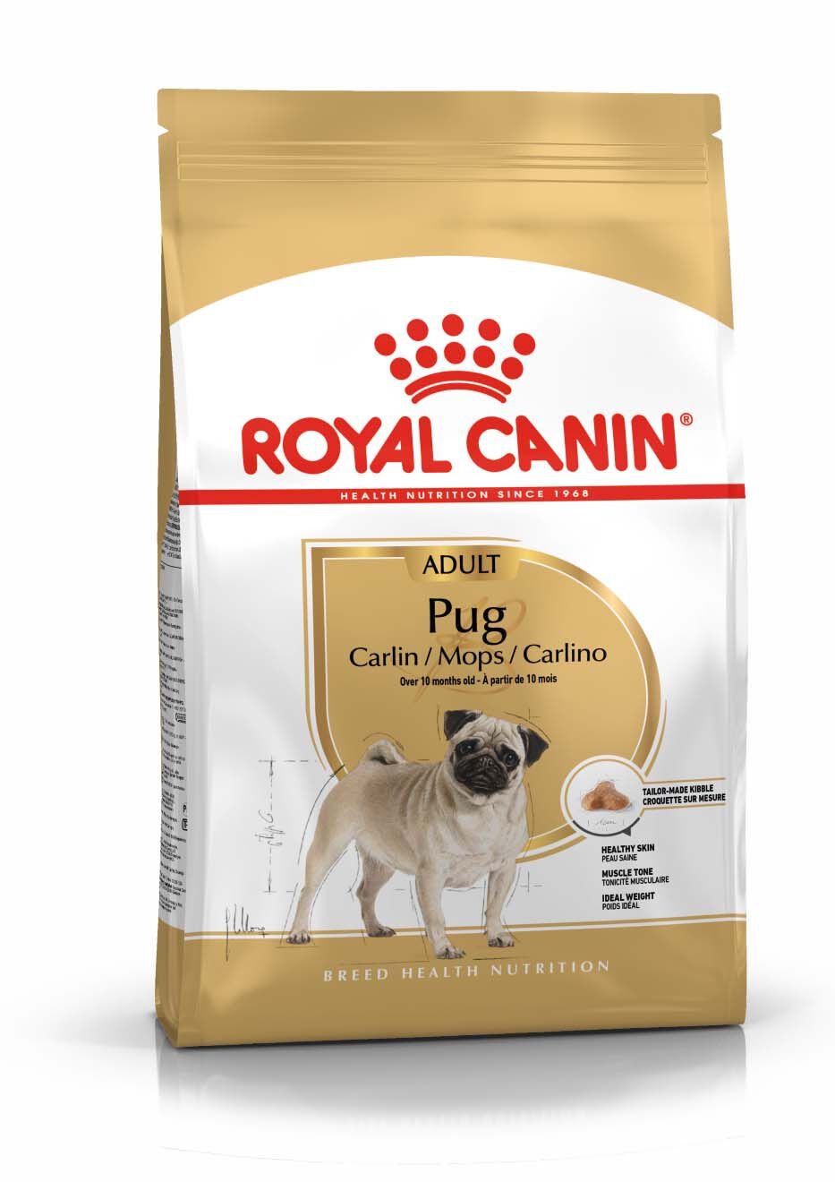 Royal Canin Mopshond Adult - Hondenvoer - 1.5 Kilogram - gevogelte