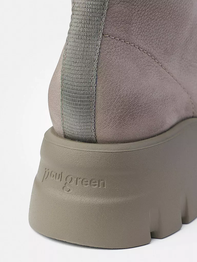 PAUL GREEN Schnürboots beige