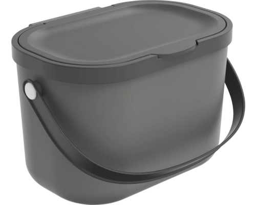 Rotho ALBULA kunststof gft-bak, 3,2 l, antraciet