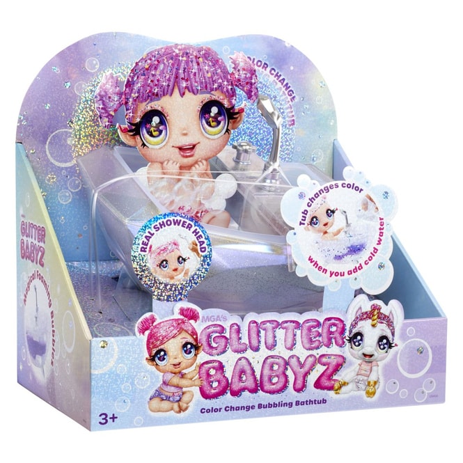 Glitter Babyz - Color Change Bubbling Bathtub