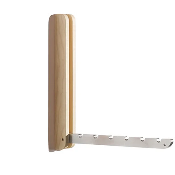 side by side - Wandhaken, Eiche