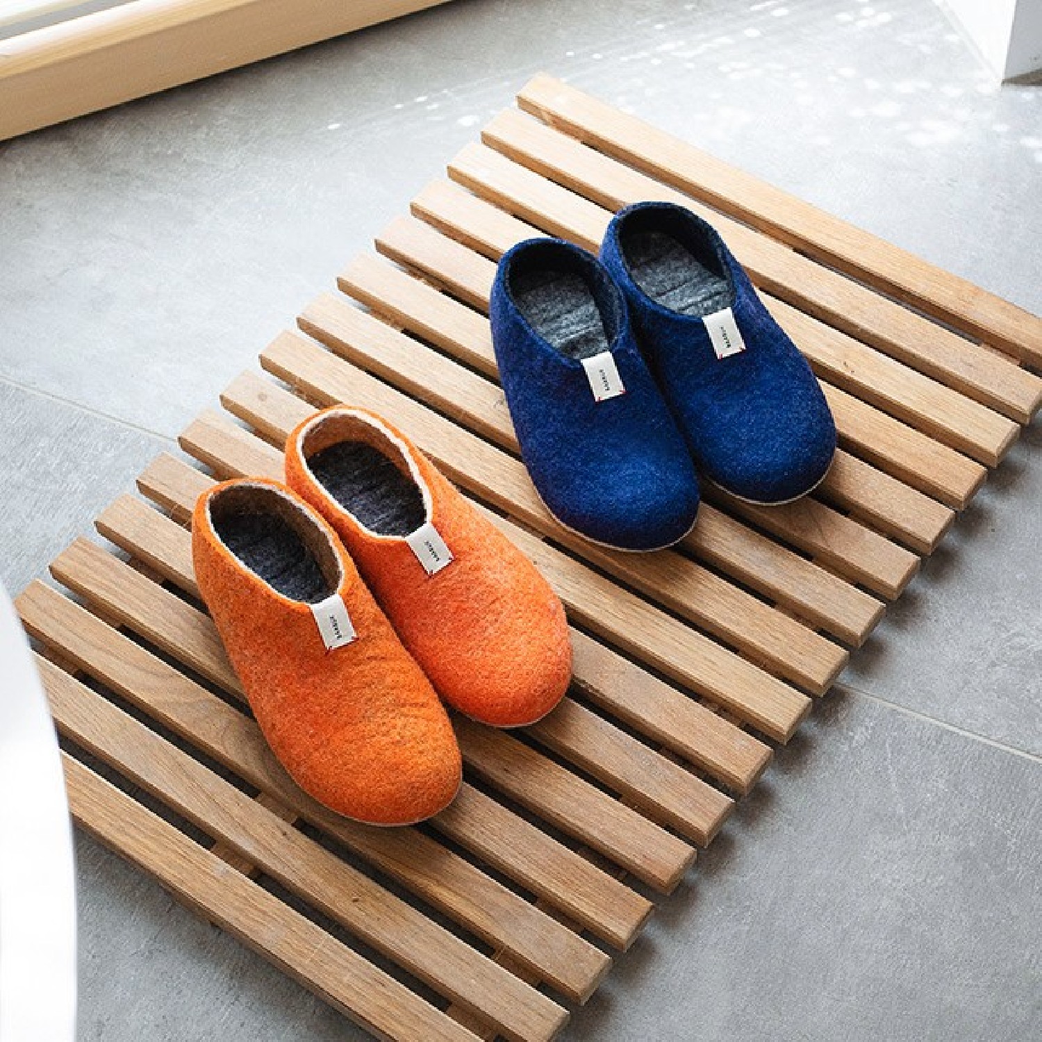 Baabuk Wollfinken Mel Navy Blue