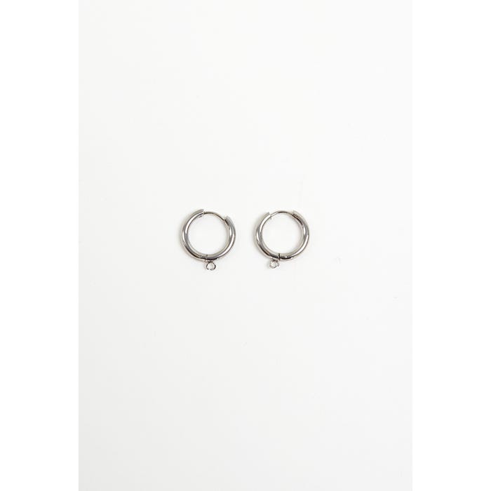 Atelier Veritas-Set 2 oorringen 12mm stainless steel