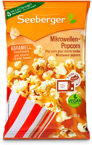 Seeberger Mikrowellen Popcorn Karamell
