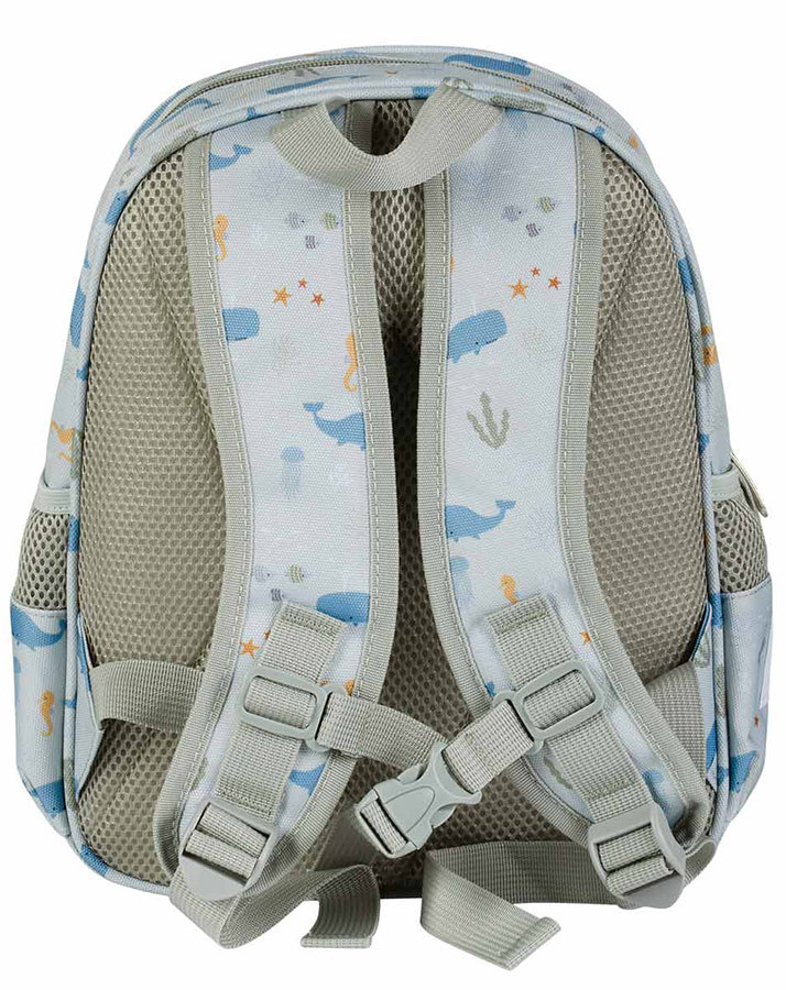 Kinderrucksack OCEAN (27x32x19) isoliert in hellblau