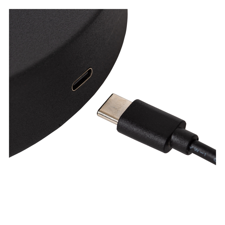 Lucide Stirling vloerlamp LED oplaadbaar zwart