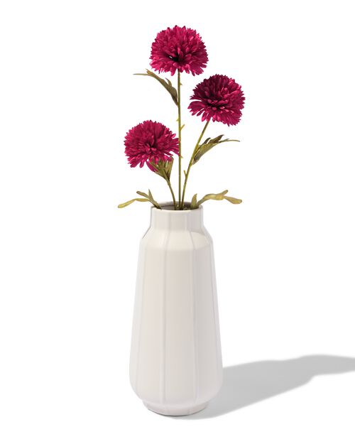 fleur artificielle dahlia 53cm rose foncé