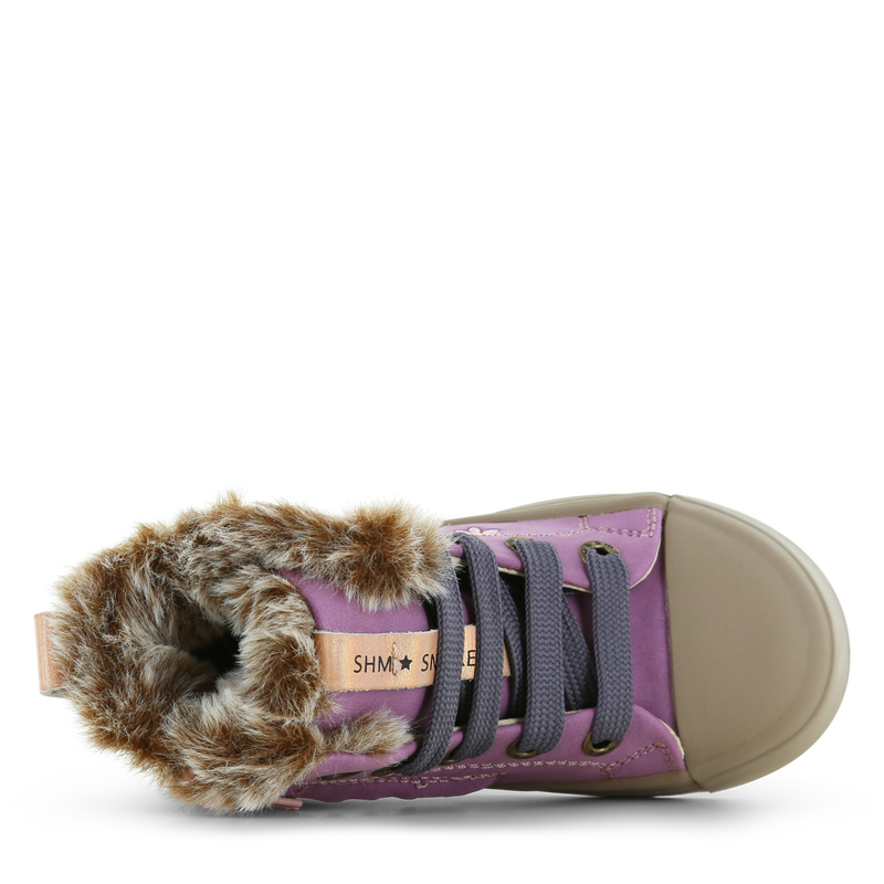 Shoesme roze veterboot met ballerina Microfiber nubuck | Sale