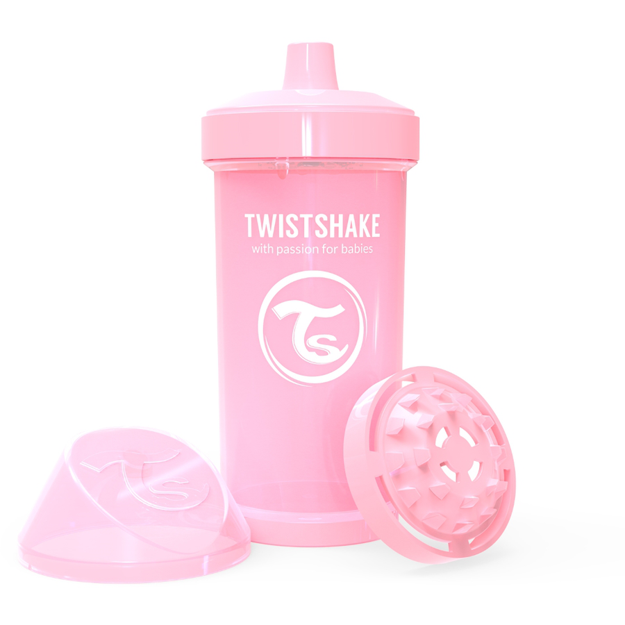 TWISTSHAKE Trinkbecher Kid Cup 360ml pastell rosa