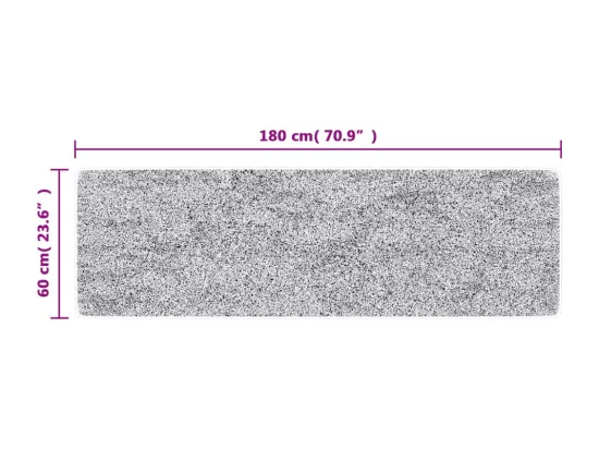 Tapis de cuisine multicolore 60x180 cm lavable antidérapant