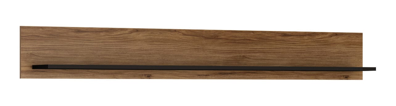 Wandboard BROLO 167 x 22 cm braun/ schwarz