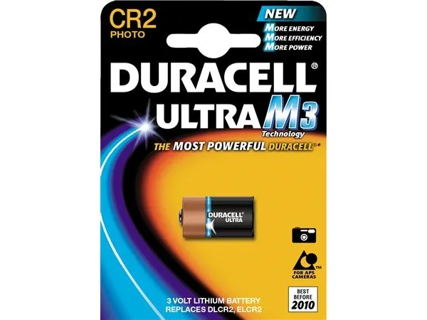 Batteri Duracell Ultra Photo CR2 Lithium