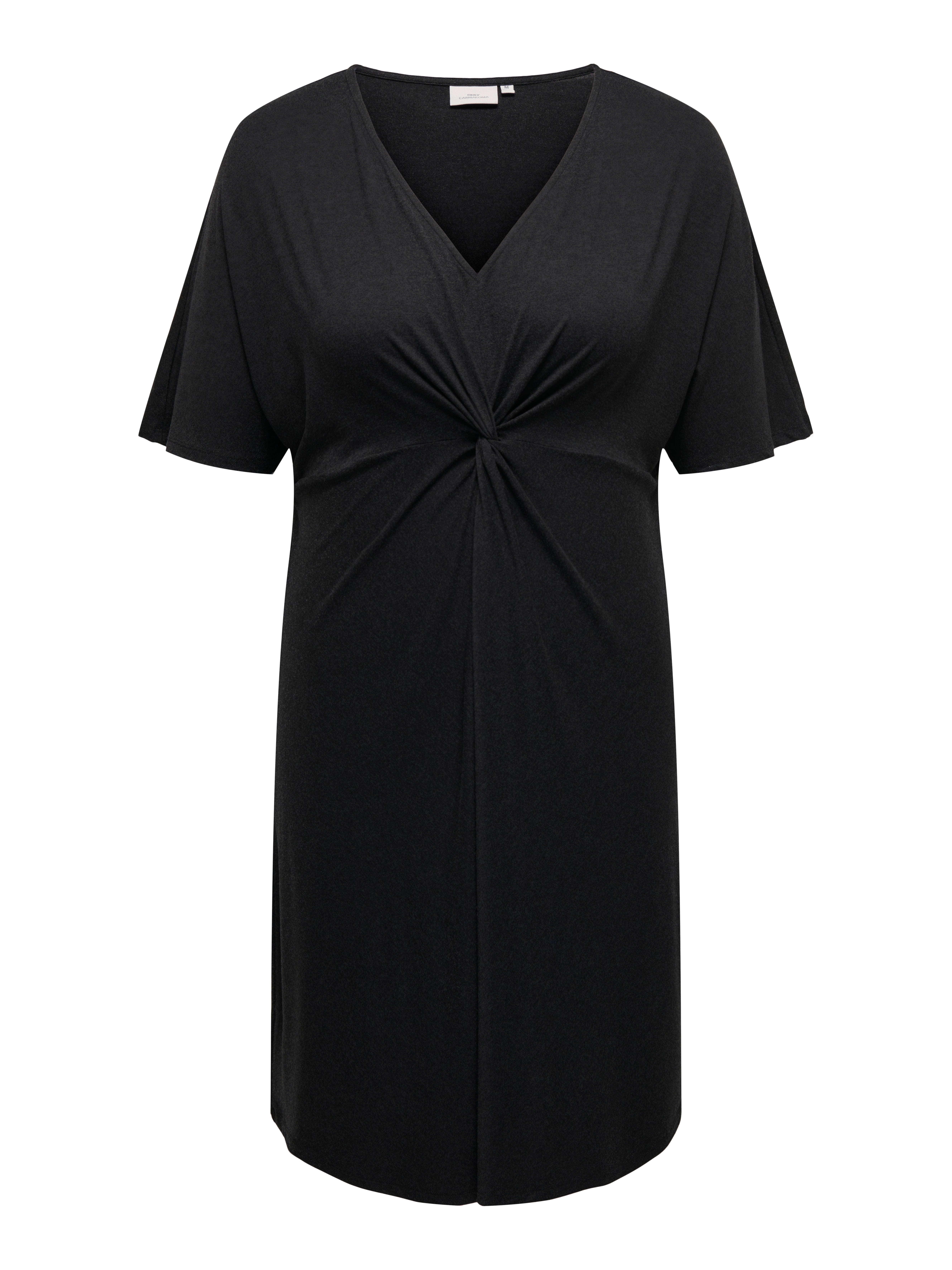 CARPILI Kurzes Kleid Dark Grey Melange