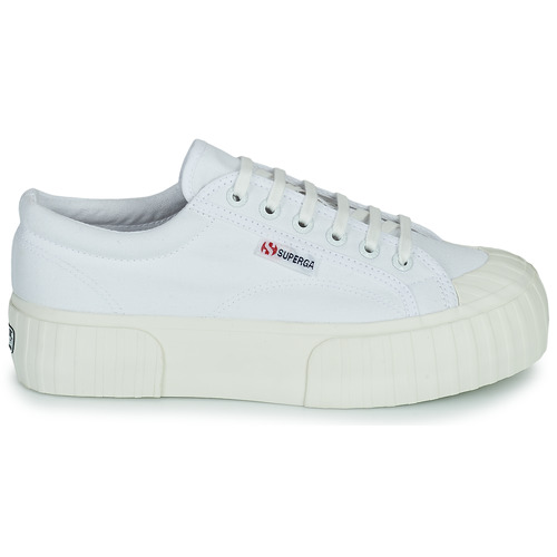 Superga - 2631 STRIPE PLATEFORM - Blanc