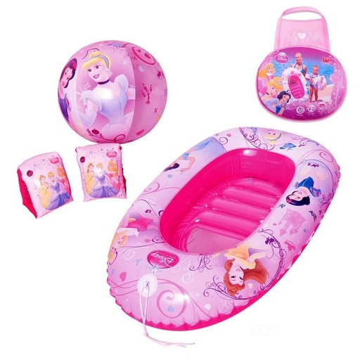 Mangas de baile com estampa de barco das Princesas da Disney