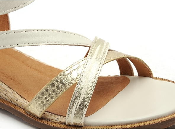 Mamzelle nu pieds talons femme  beige