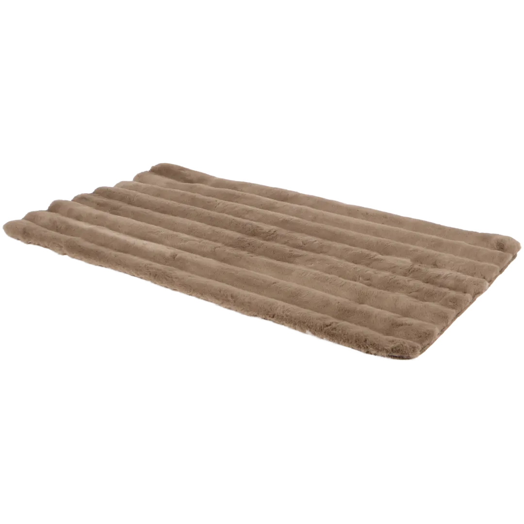 Tapis en fausse fourrure