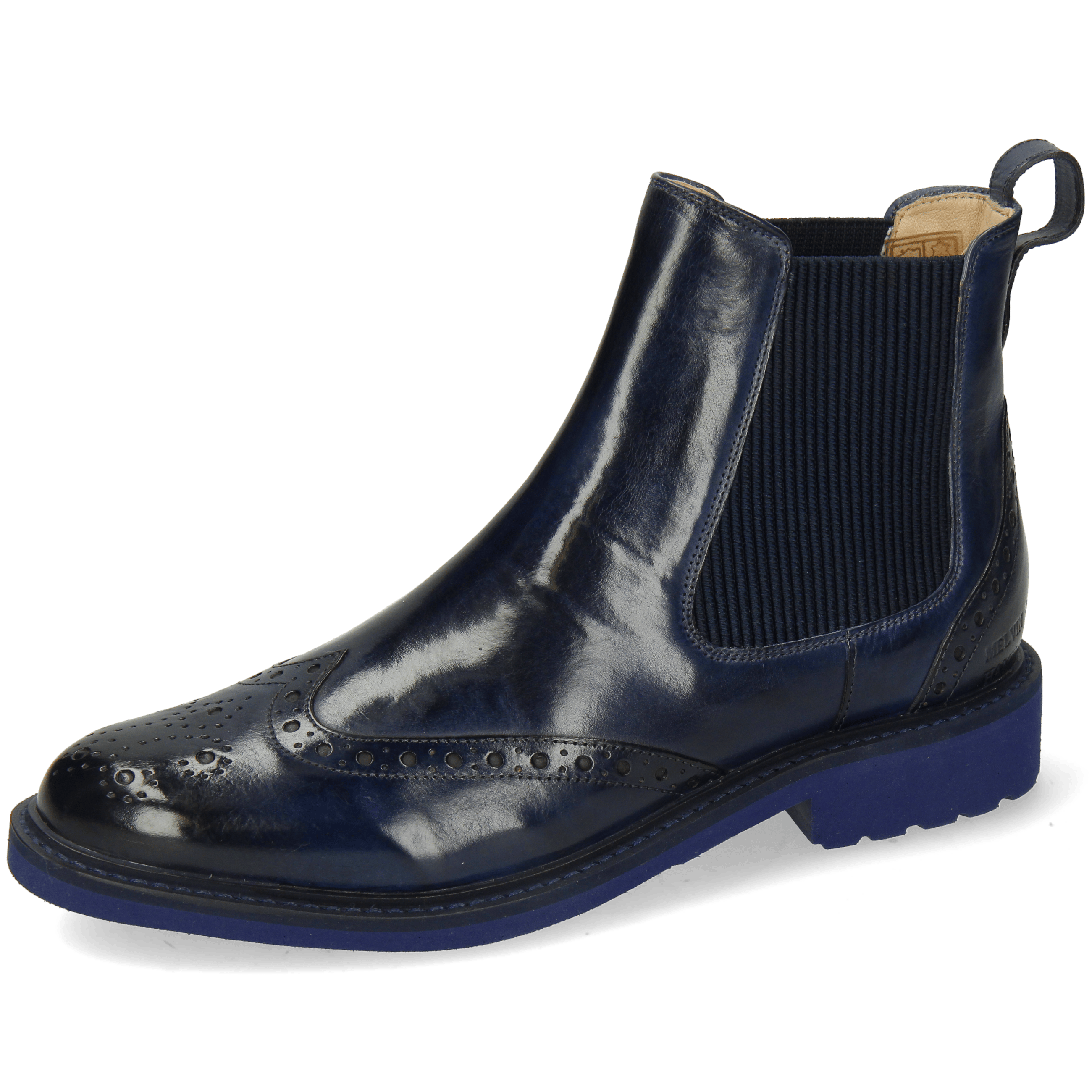 SELINA 29 - Bottines à talon plat | Bleu