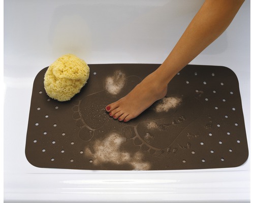 Badmatras RIDDER vlakke bodem 38 x 72 cm bruin