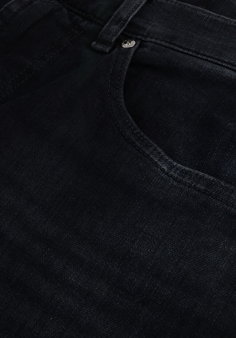 7 FOR ALL MANKIND zwarte 7 for all mankind slim fit jeans slimmy tapered stretch tek principle
