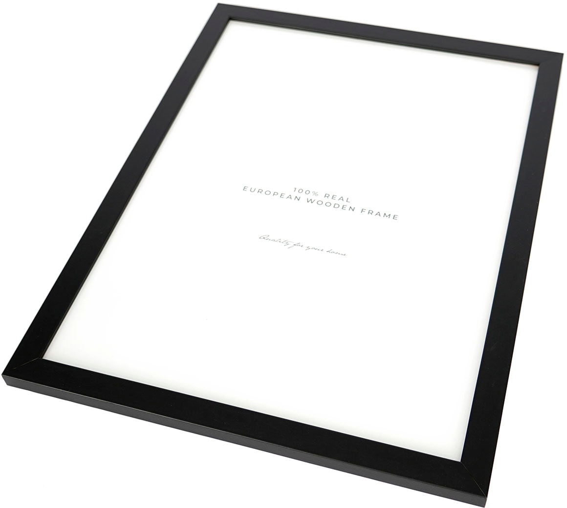 queence Bild »Just Peachy« Humor | Regenbogen | Schriftzug | Schriftzüge 1 Stk. tlg. gerahmt