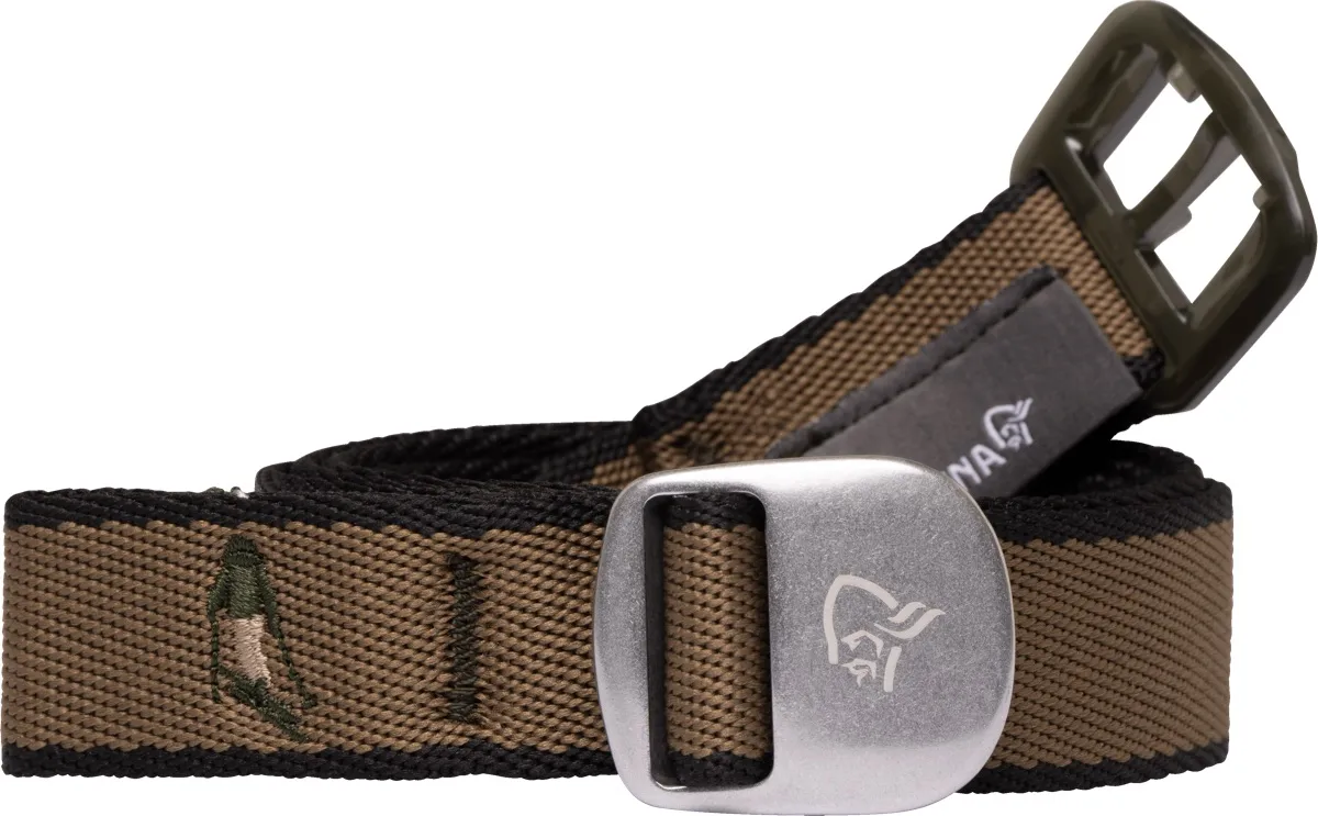 Norrøna Femund Webbing Icon Slim 25mm Belt Breen