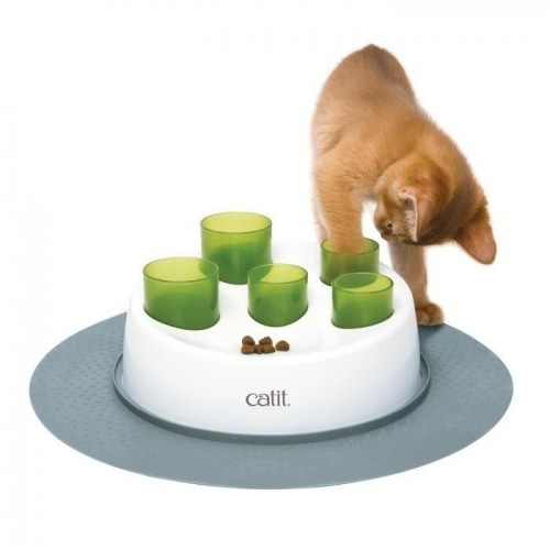 Brinquedo interativo CAT IT Digger Senses com 2 tubos para comida de gato