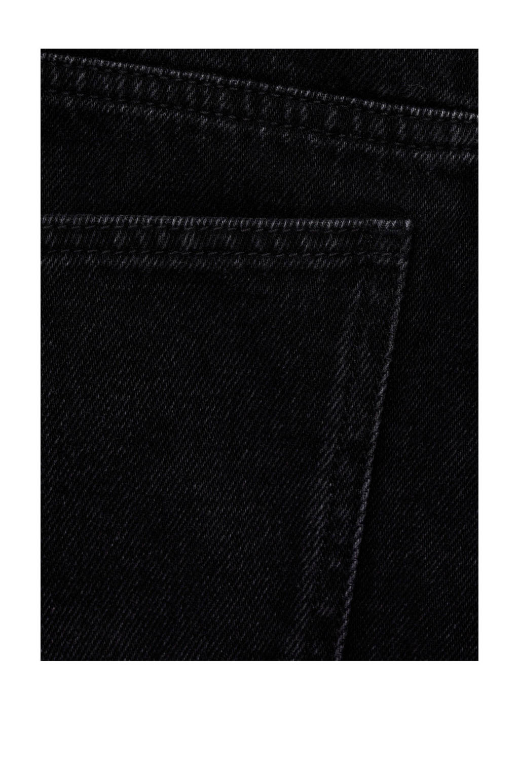 MANGO TEEN high waist denim short donkergrijs