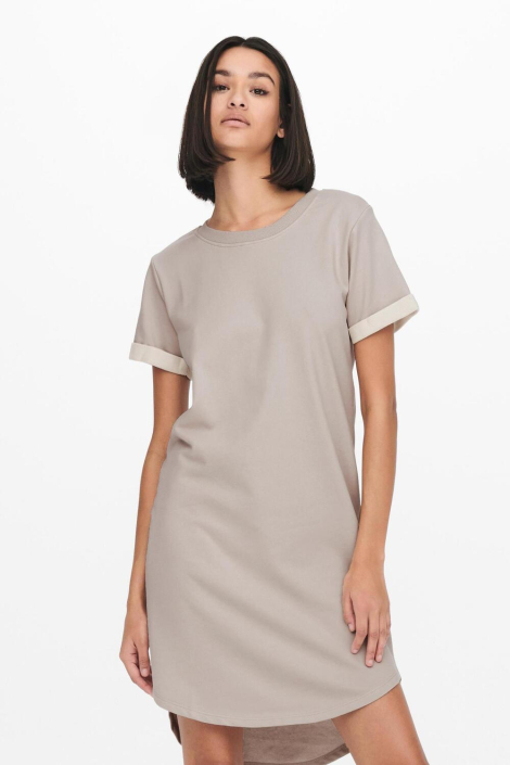 Jacqueline de Yong beige dames jurk