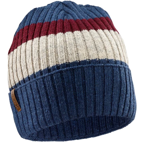 Bonnet ski LE DRAPO BONNET EDGAR BLEU/GRIS/BORDEAUX