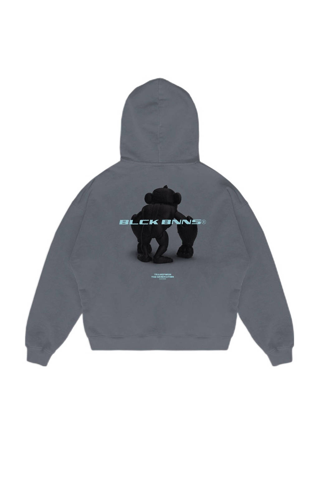BLACK BANANAS hoodie JR. 3D CONVOY met backprint donkergrijs