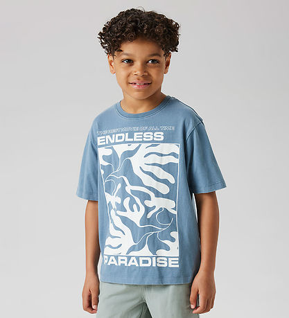 Name It T-Shirt - NkmJarvu - Blue Mirage