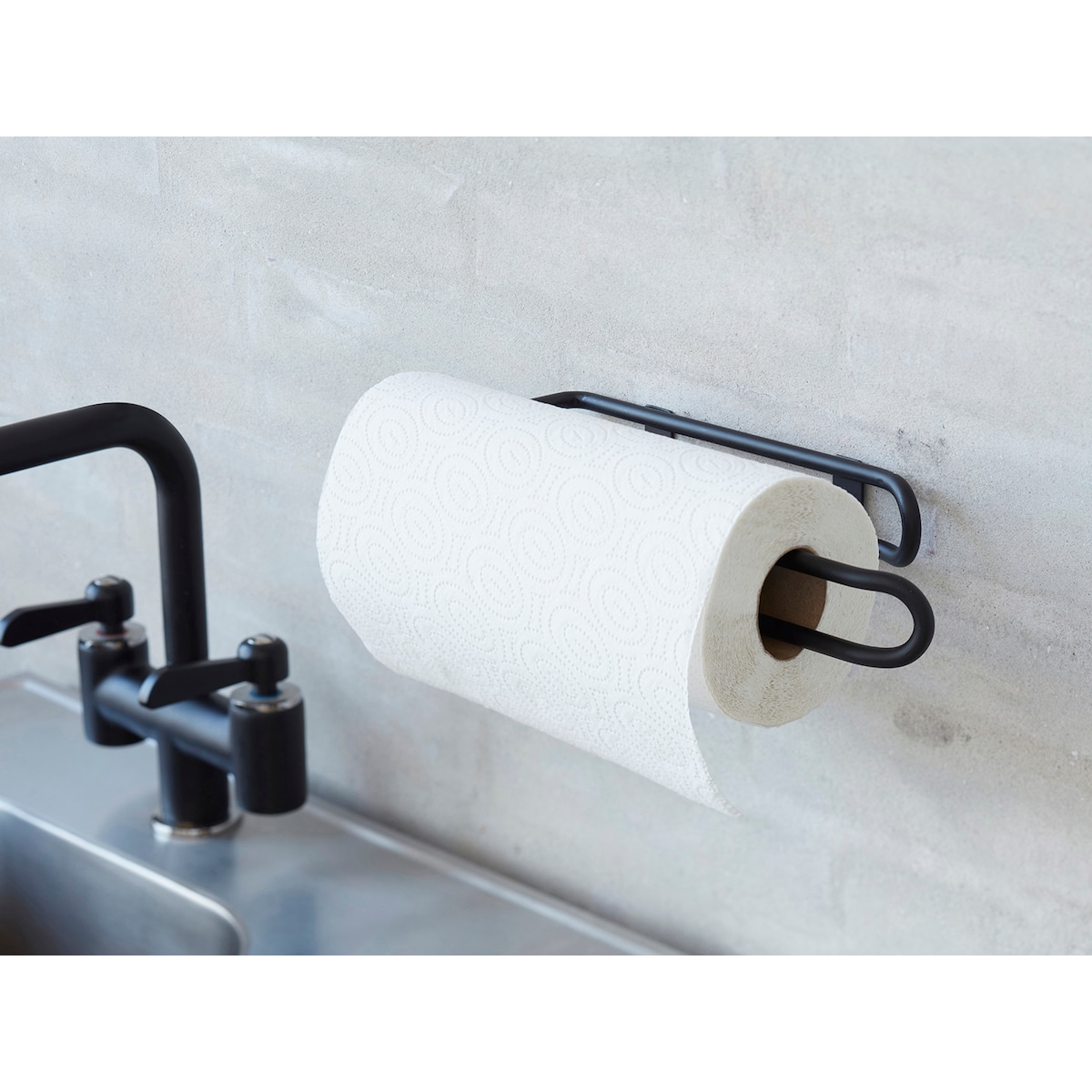 Funktion Kitchen Roll Holder 31,0 x 13,5 cm Black