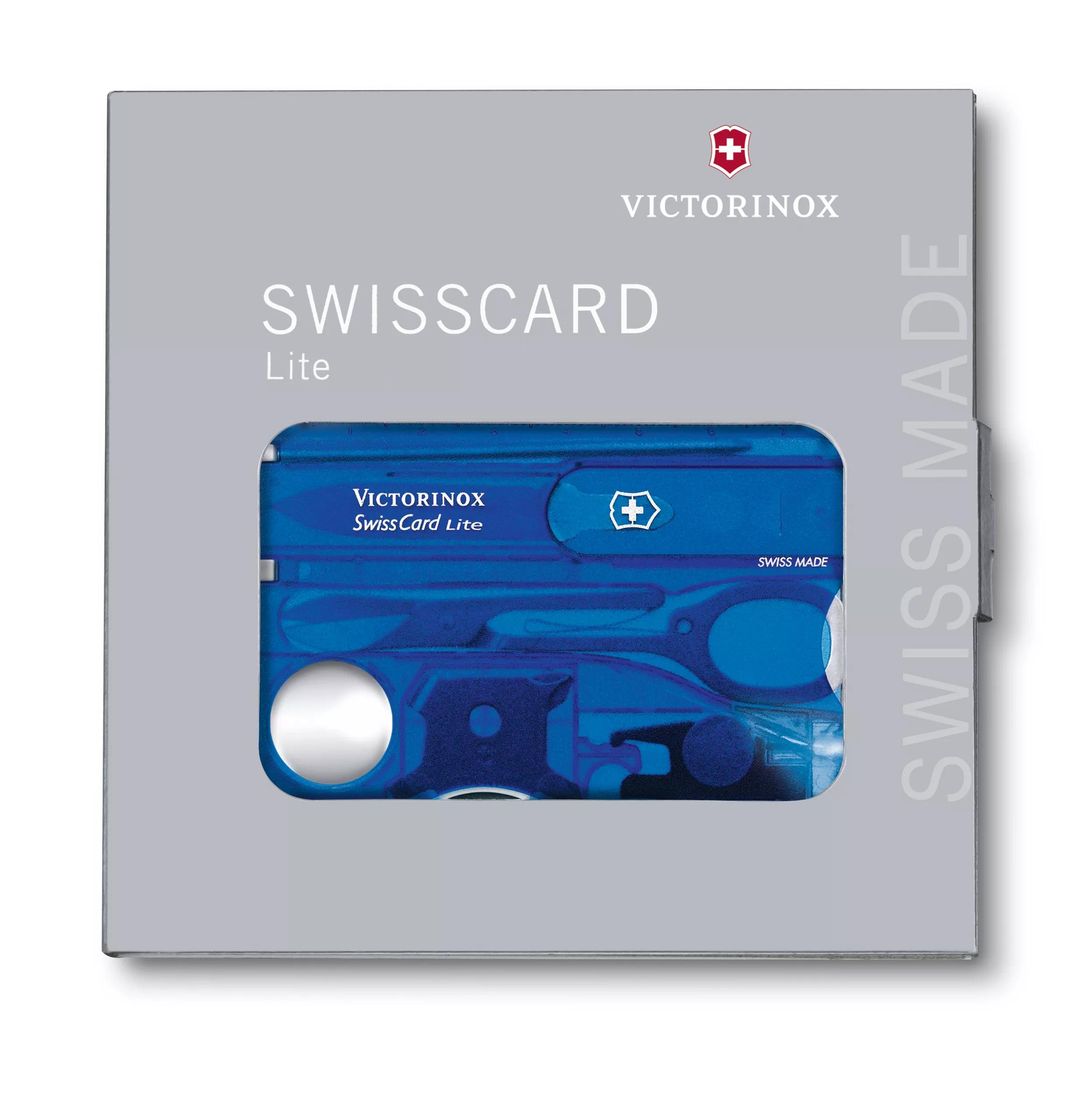 Swiss Card Lite-blau transparent