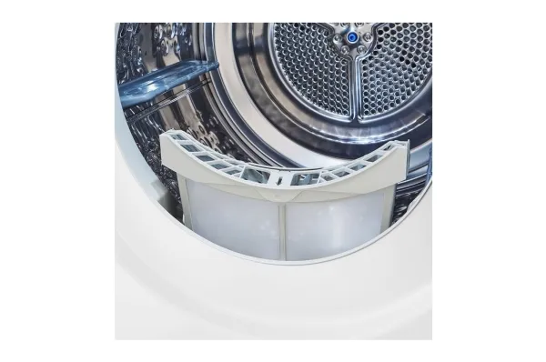 LG RH10V9AV4W, Fritstående, Front-læsning, Varmepumpe, Hvid, Dreje, Berøring, Luxury white