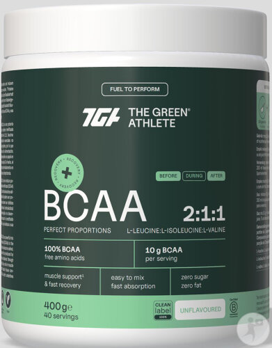 The Green Athlete BCAA 2:1:1 Végan Sans Arôme 400g