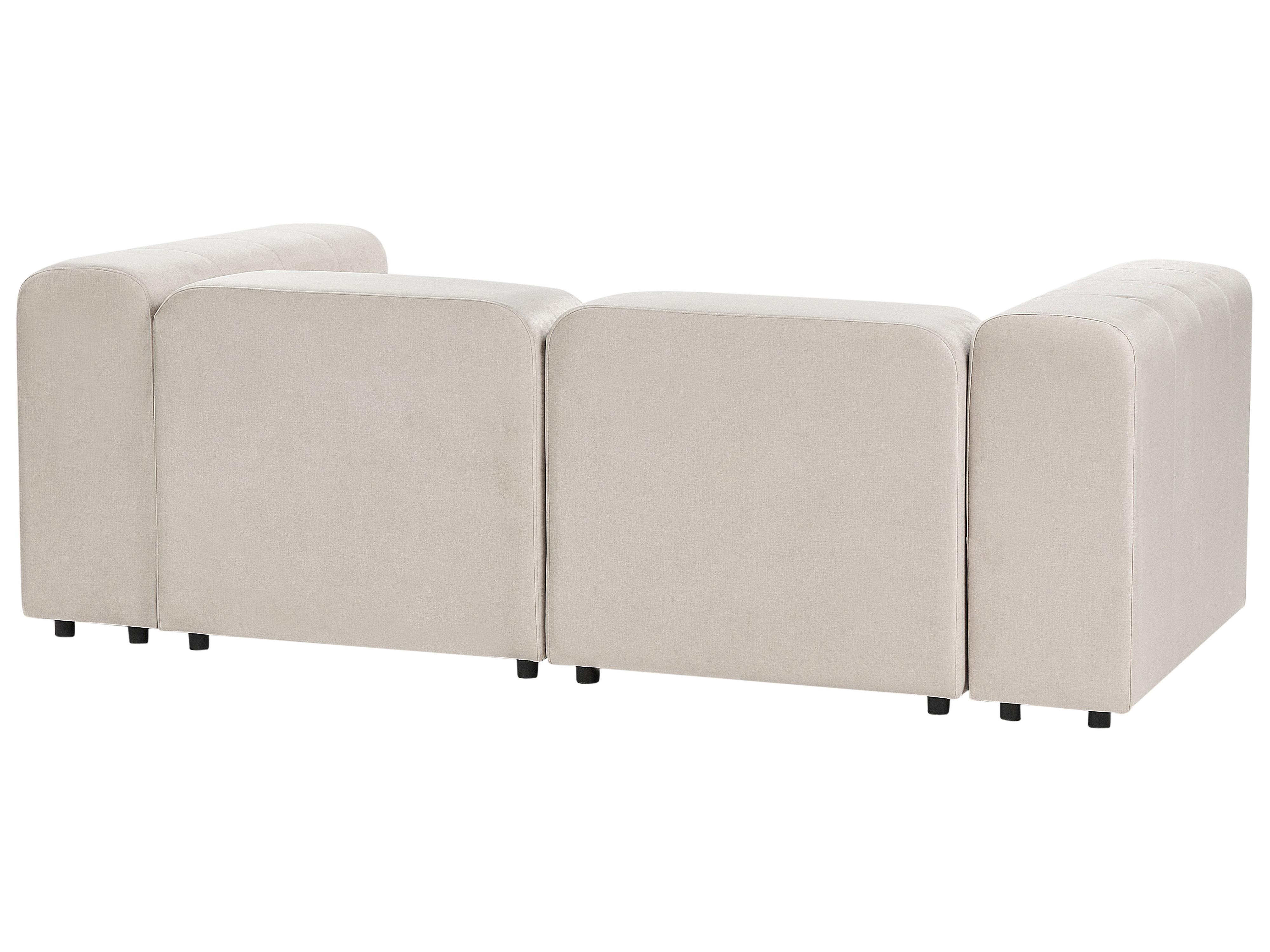 Modulaire bank 2-zits FALSTERBO Fluweel Beige