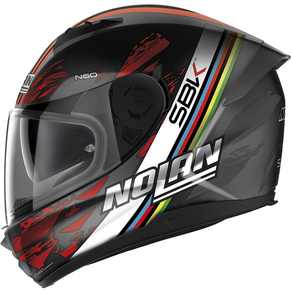 Nolan - Casque N60-6 SBK Noir Mat / Blanc / Rouge