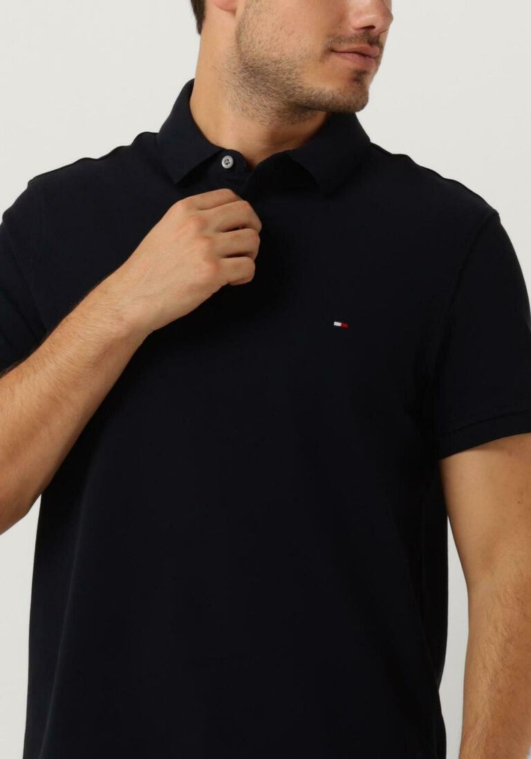 TOMMY HILFIGER donkerblauwe tommy hilfiger polo core 1985 slim polo