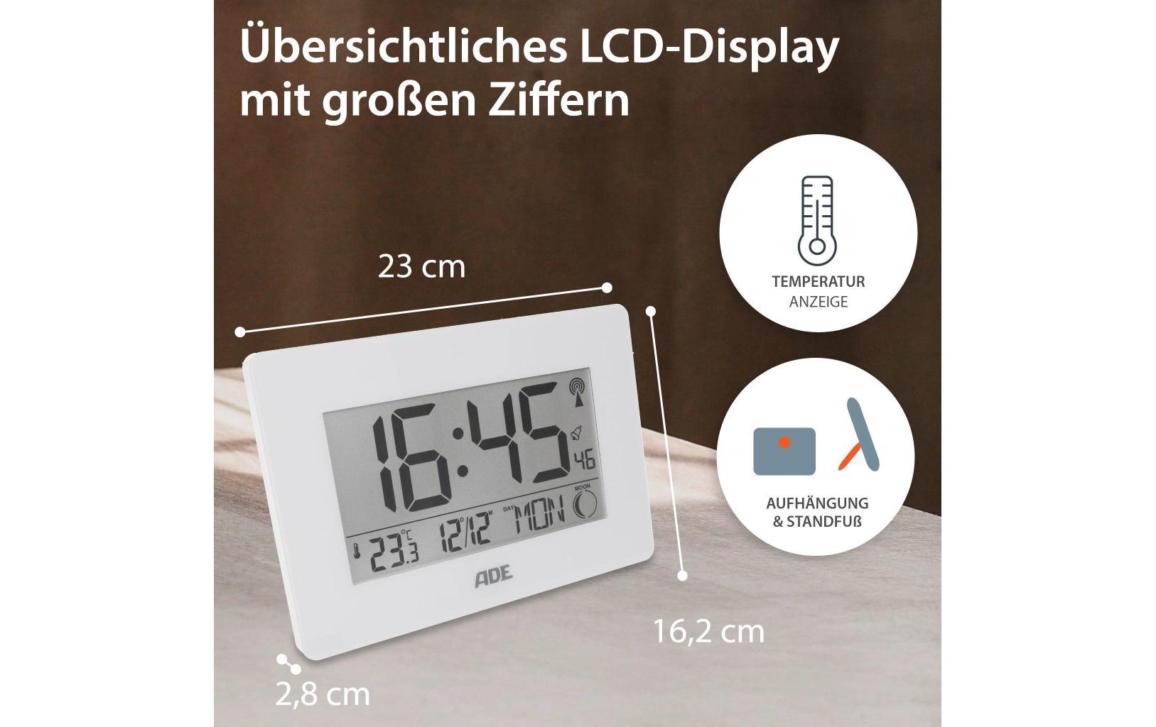 Funkuhr XXL-ZiffernDigitaler Funkwecker