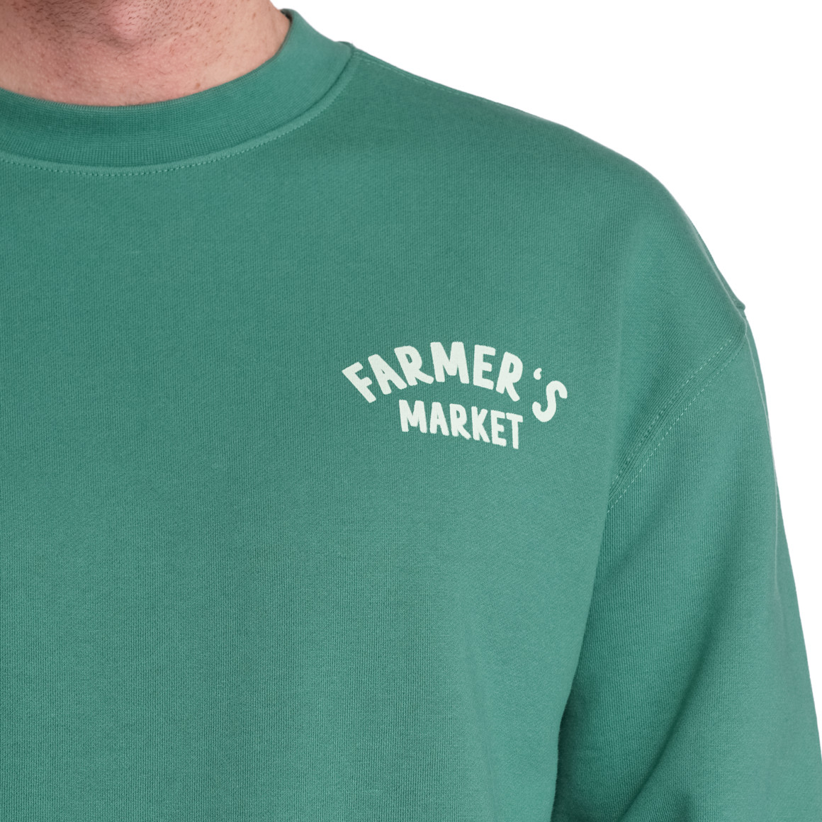 Jonas Nielsen Herren Sweatshirt mit Bio-Baumwolle dunkelgrün