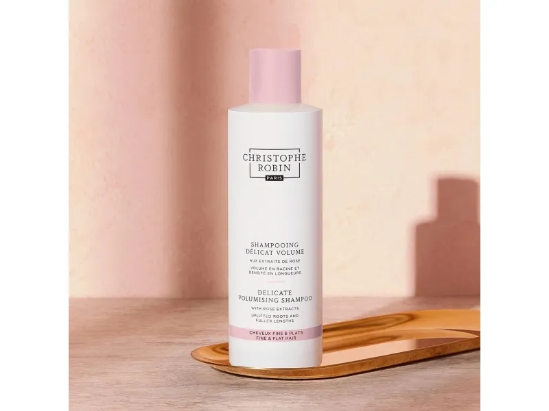 Christophe Robin Delicate Volumizing Shampoo med rosenekstrakter daglig volumengivende shampoo til fint hår 250 ml