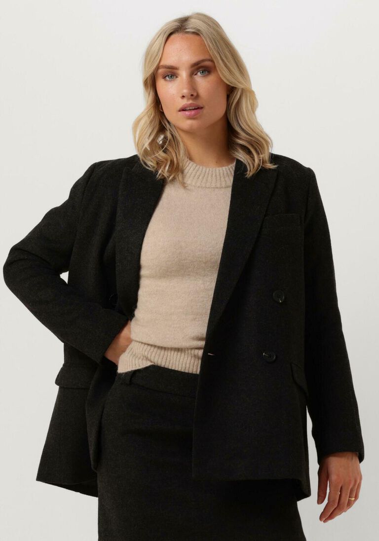 SECOND FEMALE donkergrijze second female blazer jaime blazer